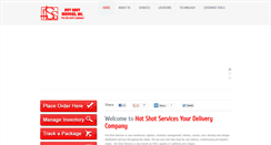Desktop Screenshot of hotshotservices.com